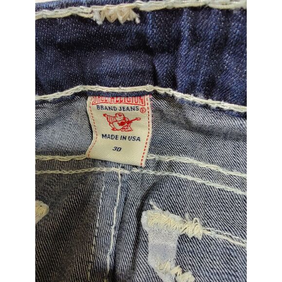 Women's True Religion Julie Super T Thick Stitch Jeans - sz 30 - Picture 5 of 10